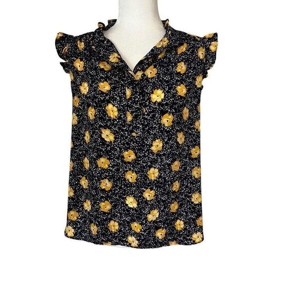 Loft Dressy Tank with Ruffle Collar. Size Small. Great Condition! - Picture 1 of 9
